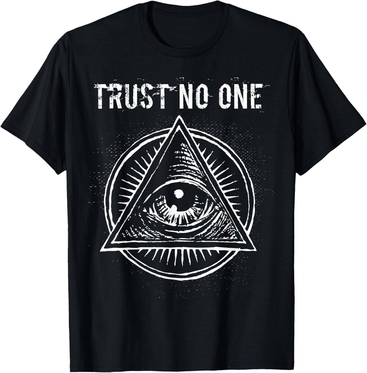 Illuminati Clothing Trust No One Shirt All Seeing Eye T-Shirt - T-Shirt | Black