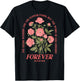 Vintage The Grass Withers and The Flower Fades, Isaiah 40:8 T-Shirt - T-Shirt | Black