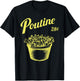 Retro Poutine - Canada - Montreal T-Shirt - T-Shirt | Black