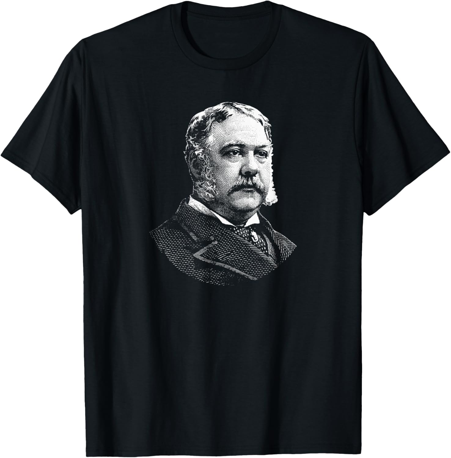 President Chester A. Arthur T-Shirt - T-Shirt | Black