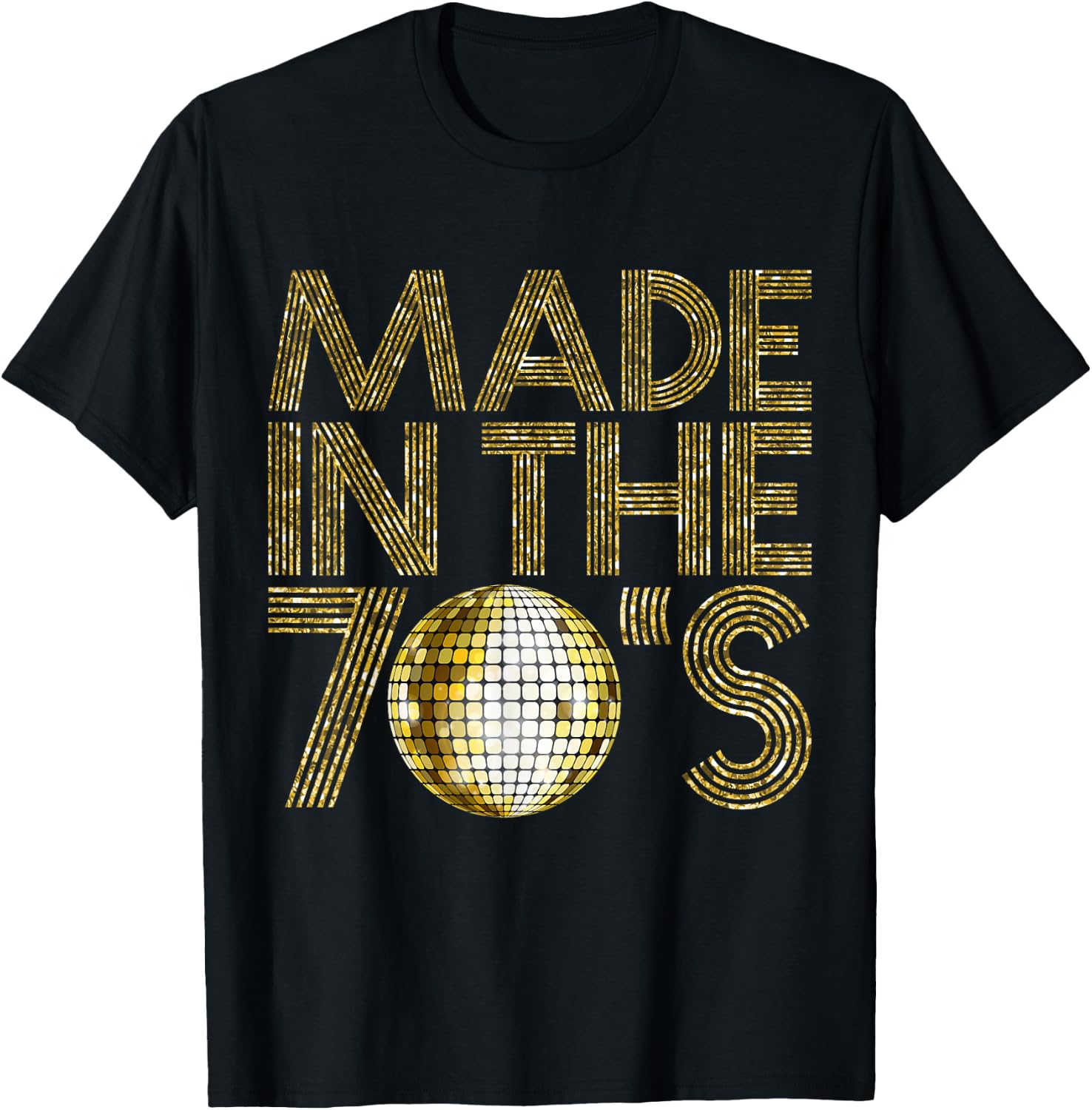 Made In The 70s Seventies 1979 Retro Disco 40 Years T-Shirt - T-Shirt | Black