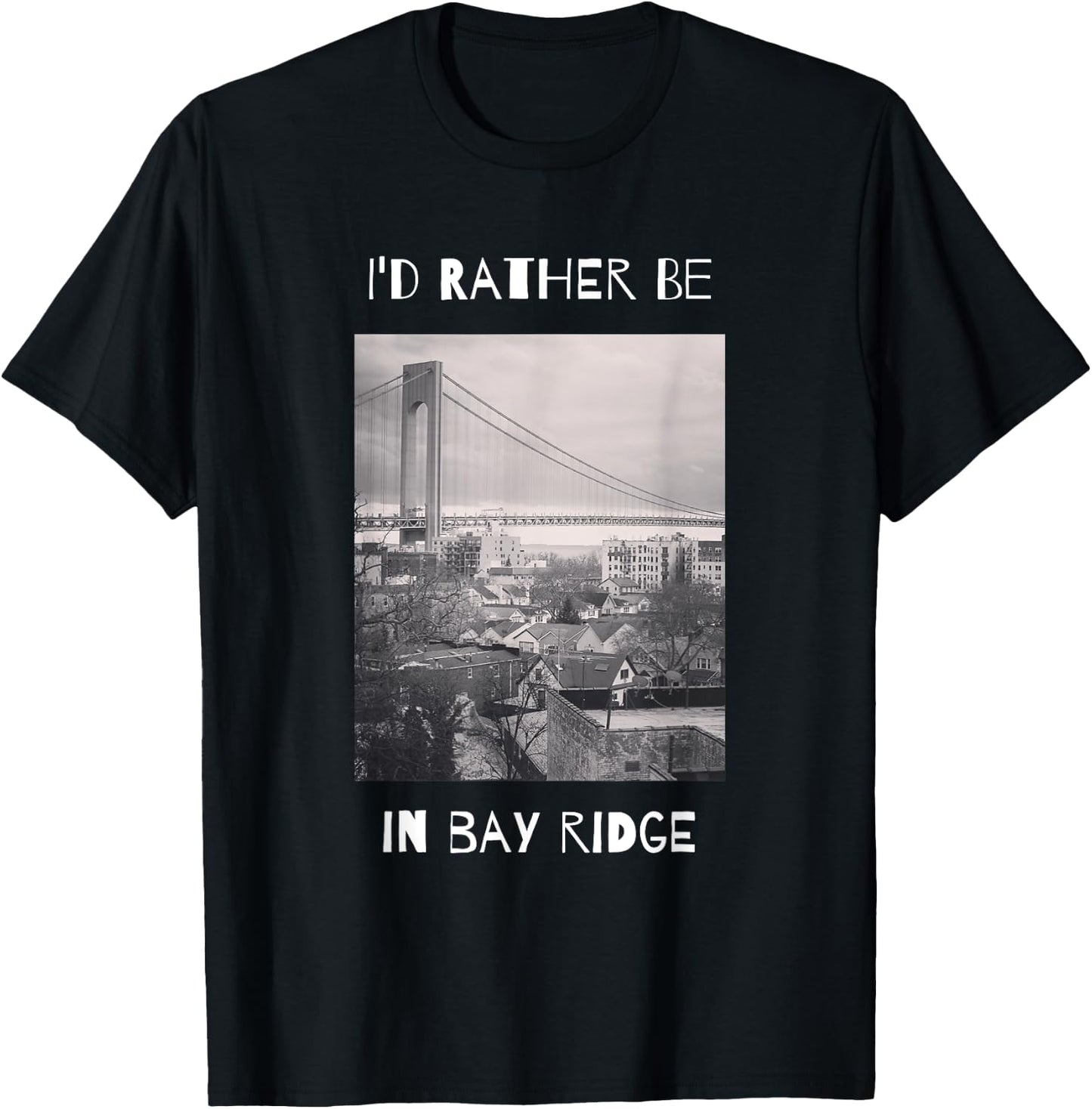 Bay Ridge Brooklyn T-Shirt - T-Shirt | Black