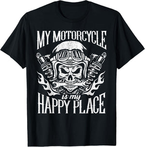 Motorcycle Funny Humor Motorcycles Biker Quotes Sayings T-Shirt - T-Shirt | Black