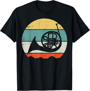 French Horn T-Shirt - T-Shirt | Black