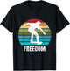 Skateboard means freedom T-Shirt - T-Shirt | Black