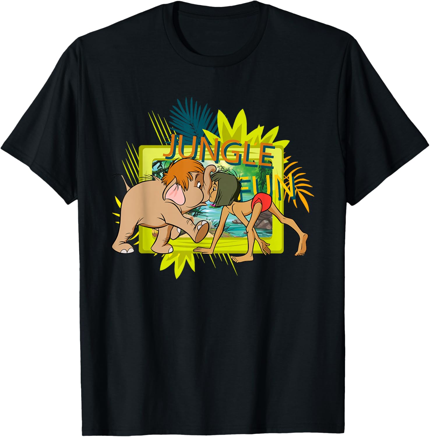 Disney The Jungle Book Jungle Fun T-Shirt - T-Shirt | Black