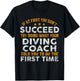 Funny Diving Coach Shirt If At First You Don't Succeed T-Shirt - T-Shirt | Black