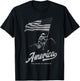 Retro Cowboy USA 250th Anniversary 2026 T-Shirt - T-Shirt | Black
