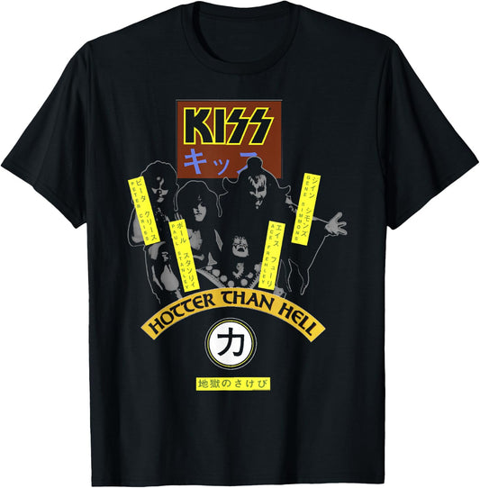 KISS - Hotter Than Hell T-Shirt - T-Shirt | Black