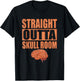 Skull Brain Awareness Chiari Malformation Straight Outta T-Shirt - T-Shirt | Black