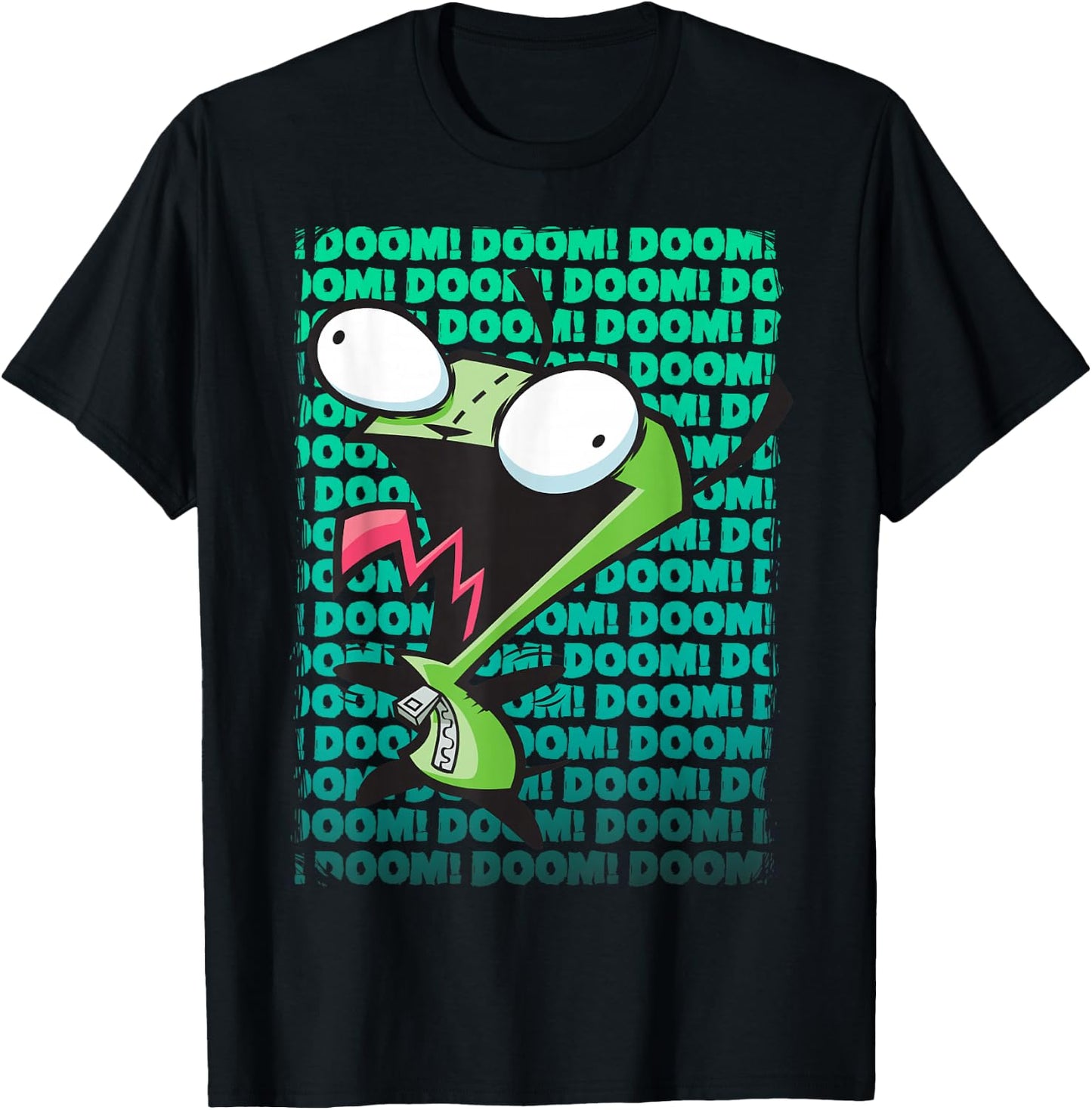 Nickelodeon Invader Zim Gir Impending Doom Song Small T-Shirt - T-Shirt | Black