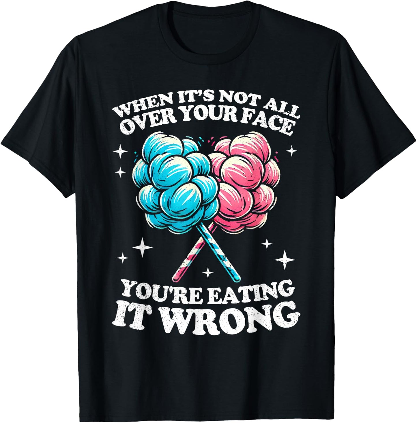 Cotton candy T-Shirt - T-Shirt | Black