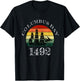Happy columbus day vintage T-Shirt - T-Shirt | Black