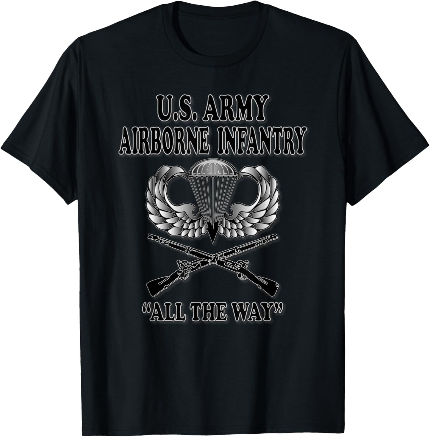 U.S. Army Airborne Infantry T-Shirt - T-Shirt | Black