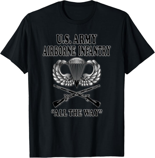 U.S. Army Airborne Infantry T-Shirt - T-Shirt | Black