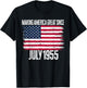 Retro Making America Great Since July 1955 Birth Years Born T-Shirt - T-Shirt | Black