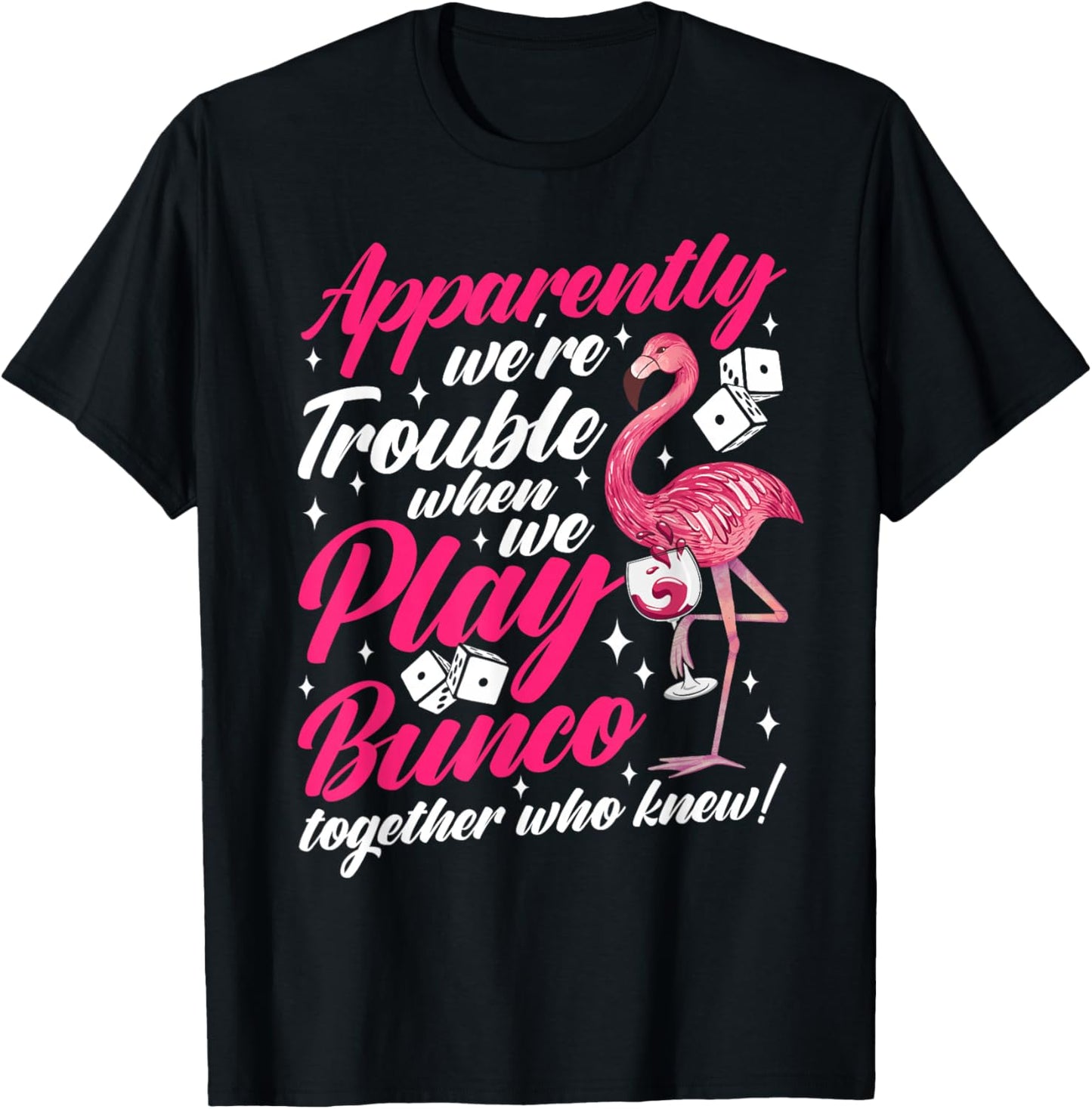 Bunco dice game funny bunco night T-Shirt - T-Shirt | Black