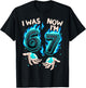 I was 6 Now I'm 7 Year Old 7th Birthday 6 7 Birthday Boys T-Shirt - T-Shirt | Black