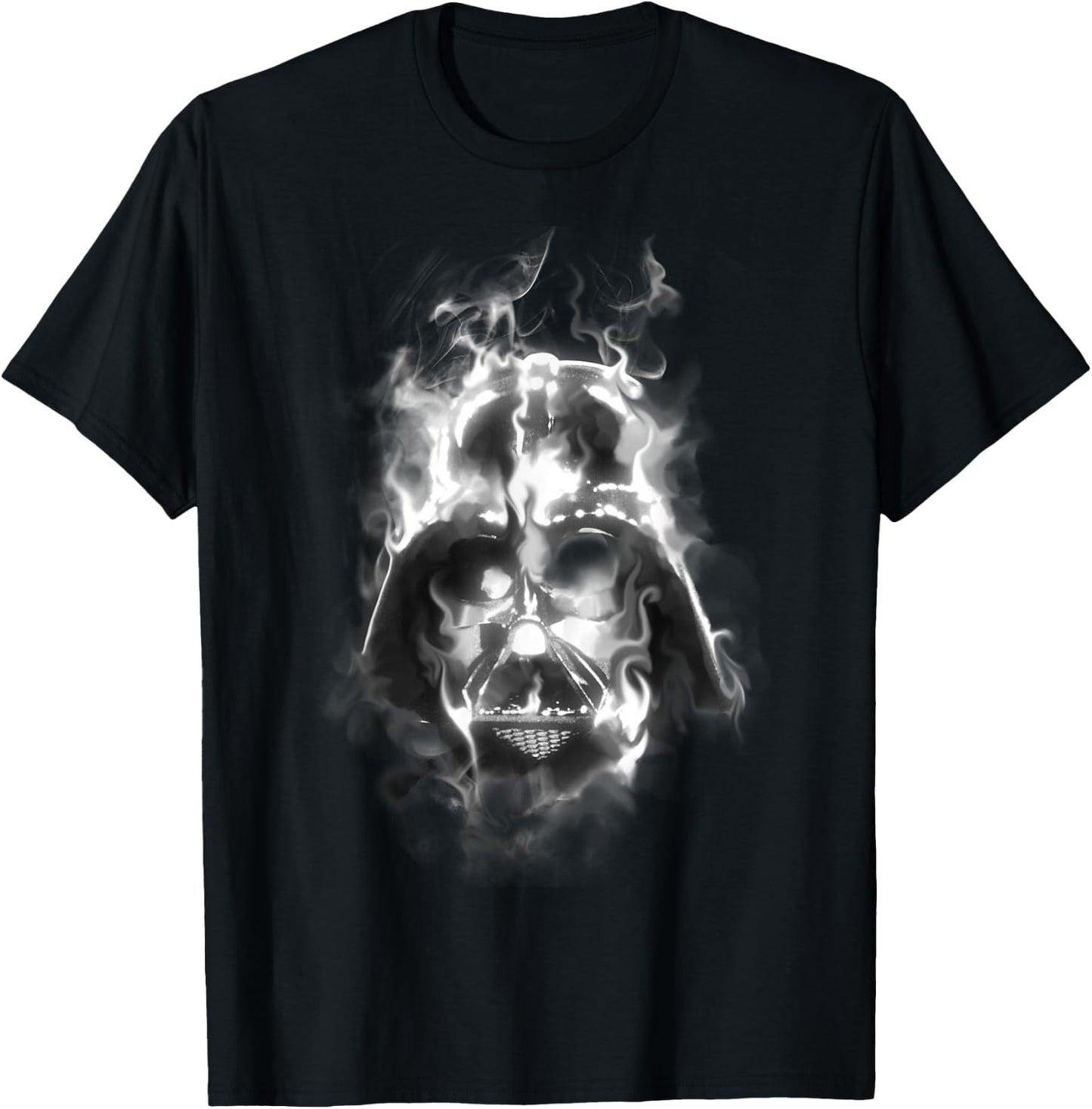Star Wars Darth Vader Sith Lord Smoke Portrait T-Shirt - T-Shirt | Black