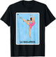 La Bailarina Mexican Card Game - Cute Ballerina Girl Dancing T-Shirt - T-Shirt | Black