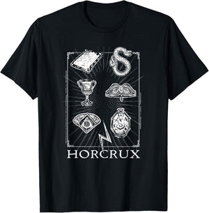 Harry Potter Horcrux Symbols T-Shirt - T-Shirt | Black