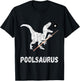 Pool Billiard Dinosaur Snooker Player T-Rex Funny Billiard T-Shirt - T-Shirt | Black