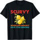Scurvy When Life Doesn't Give You Lemons Vintage Design T-Shirt - T-Shirt | Black