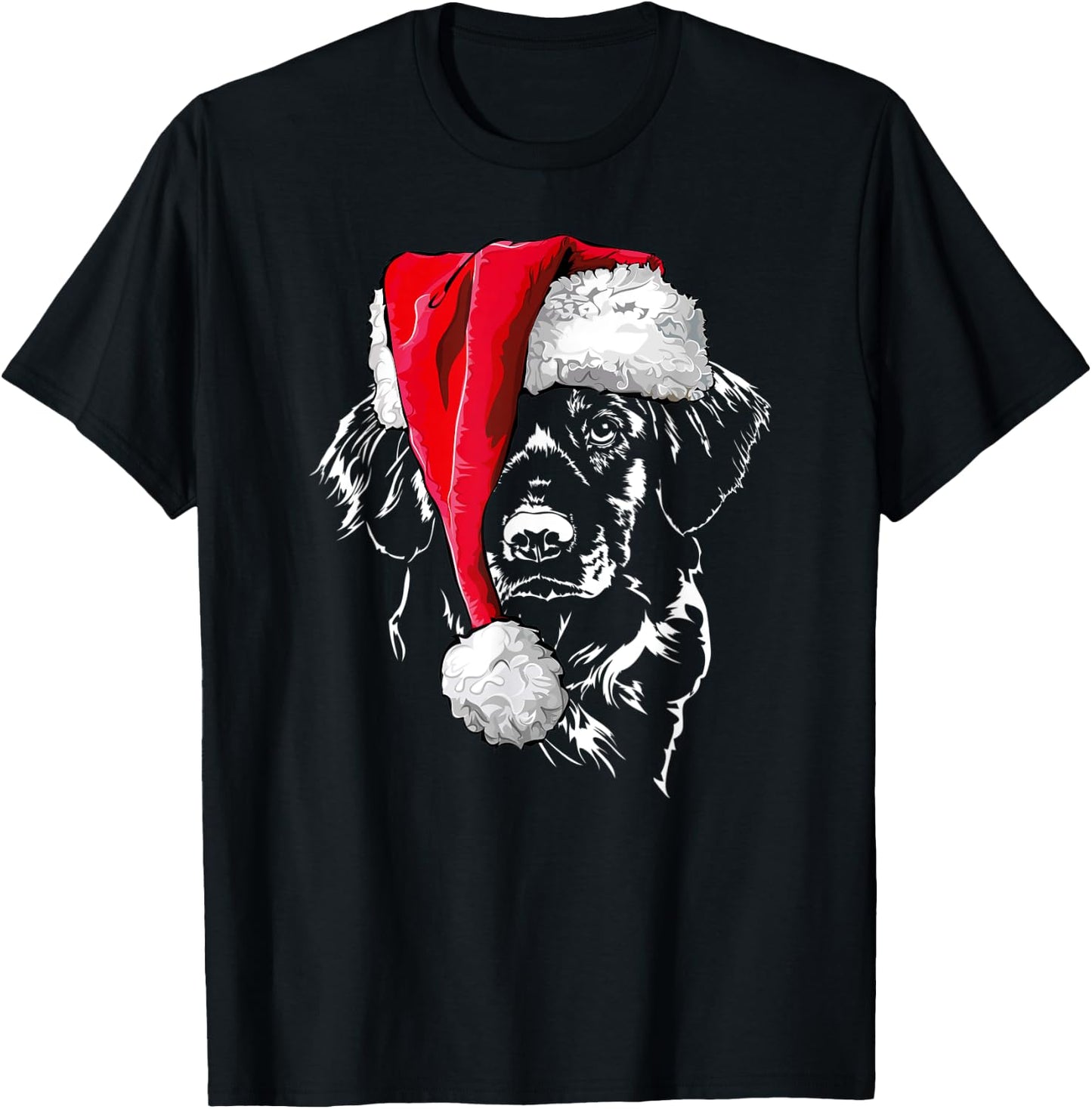 Nova Scotia Duck Tolling Retriever mom Santa Christmas gift T-Shirt - T-Shirt | Black