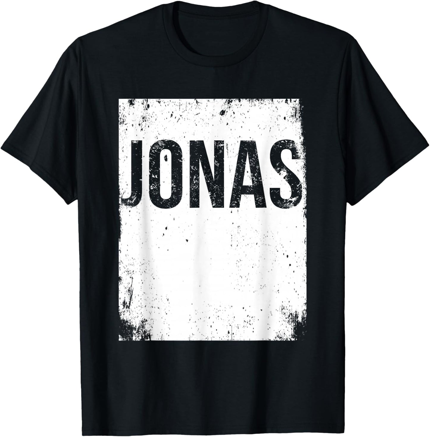 Jonas First Given Name Pride Funny vintage T-Shirt - T-Shirt | Black