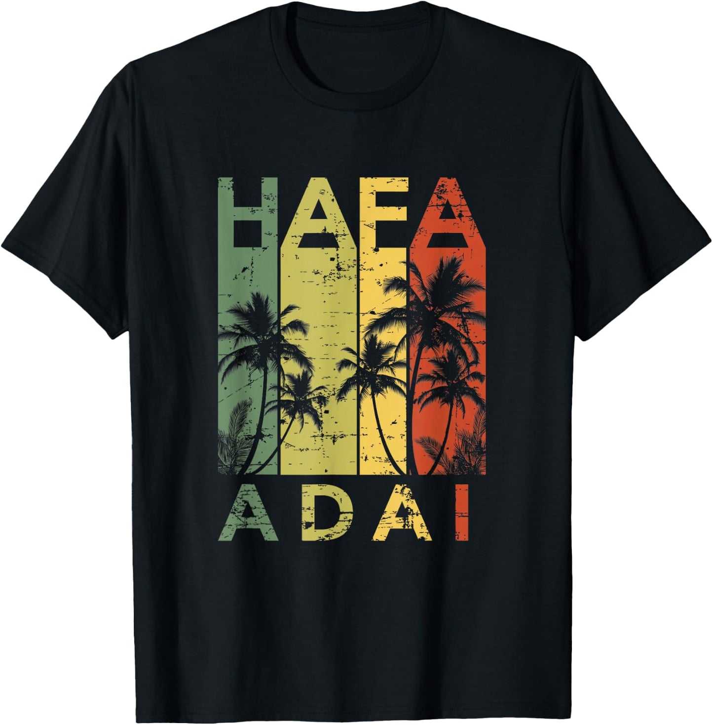 Hafa Adai Guam Vintage 1980s T-Shirt - T-Shirt | Black