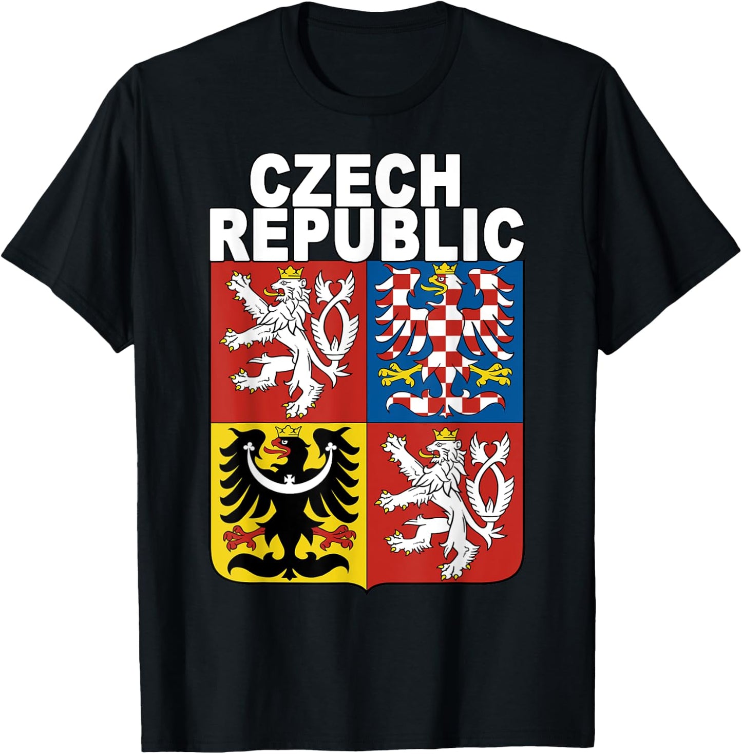 Czech Republic Shirt T-Shirt - T-Shirt | Black