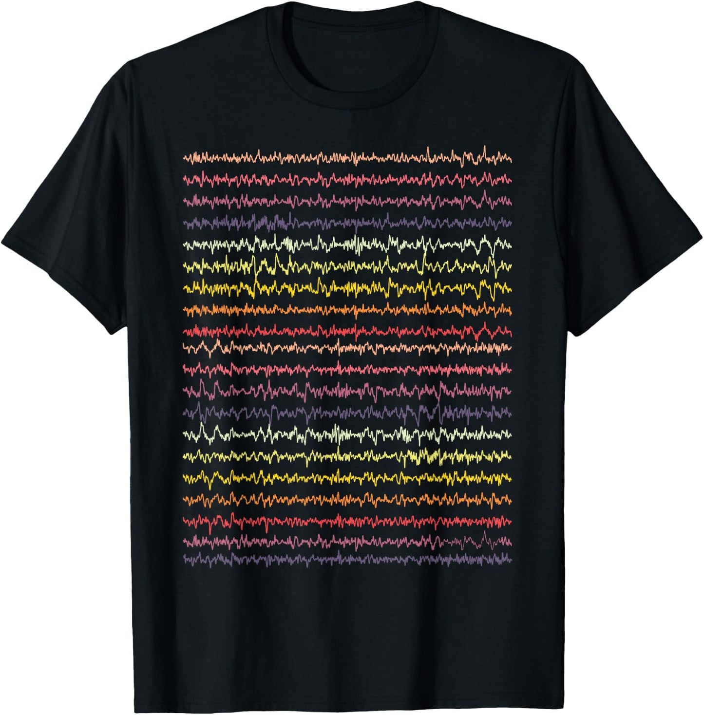 Brain Waves T-Shirt - T-Shirt | Black