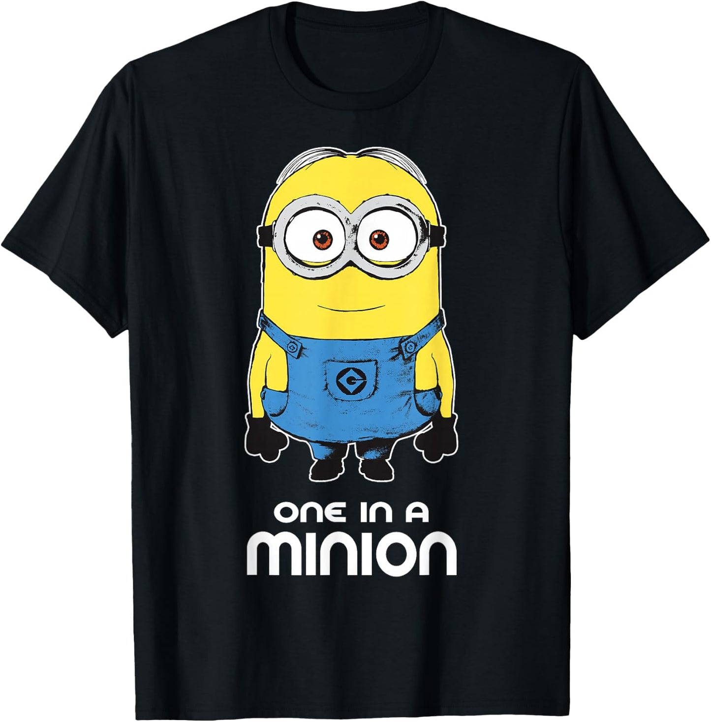 Despicable Me Minions Bob One In A Minion Graphic T-Shirt - T-Shirt | Black
