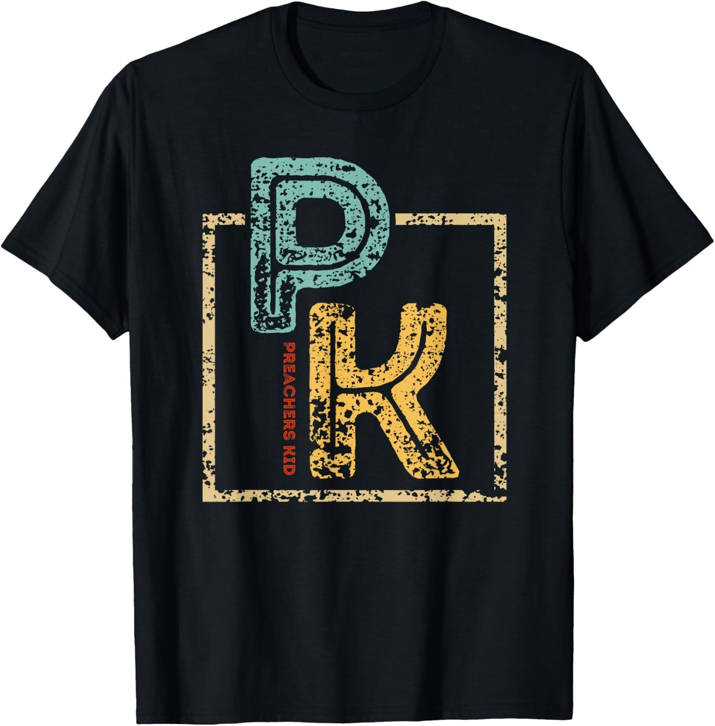 Preachers Kid Distressed Shirt for Pastors Children T-Shirt - T-Shirt | Black