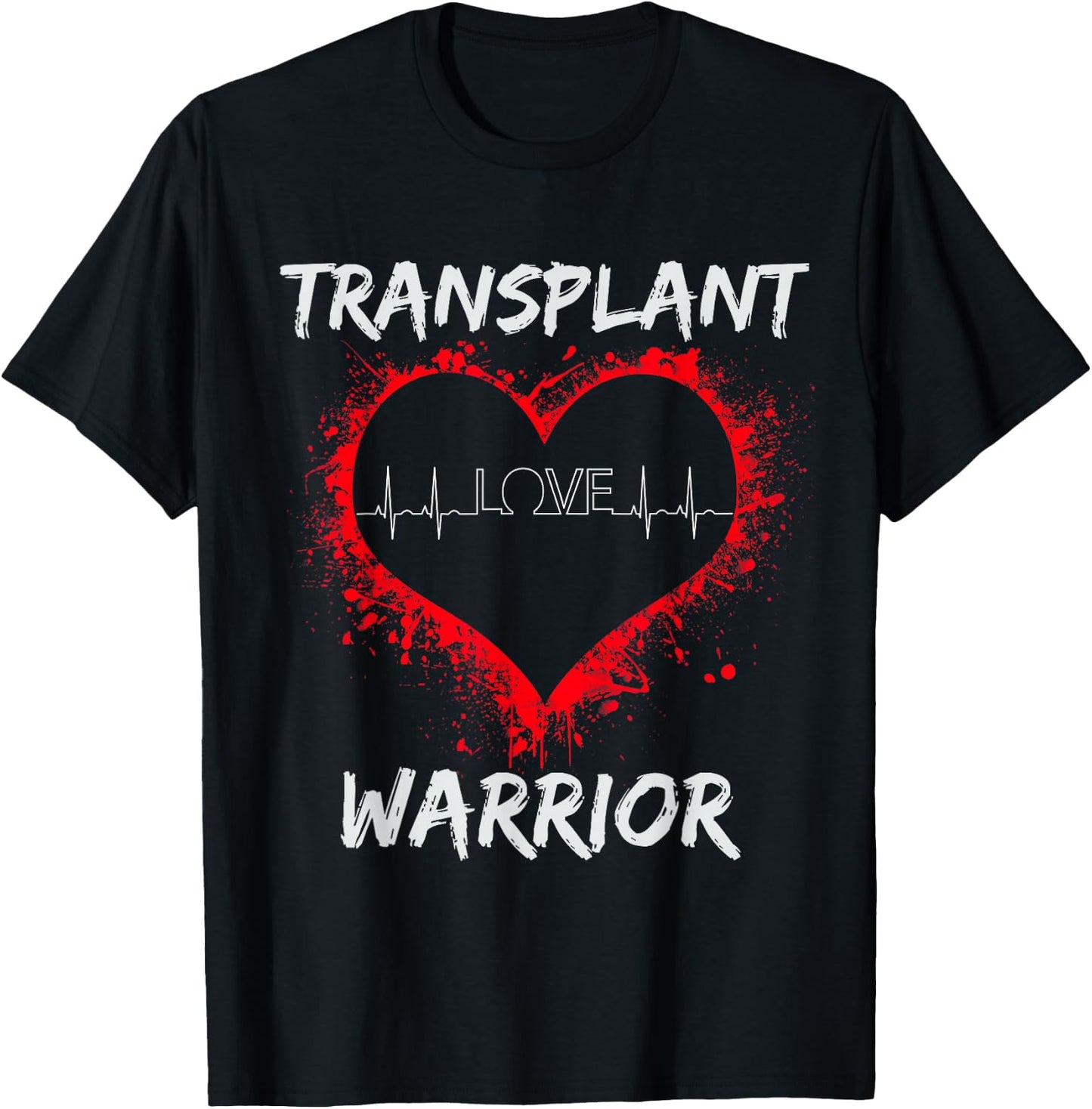 Heart Transplant - Transplant Warrior kids women men T-Shirt - T-Shirt | Black