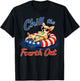 Chill The Fourth Out Funny Chihuahua Dog Lover T-Shirt - T-Shirt | Black