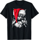 Funny Maine Coon Santa Christmas cat mom gift present Men Women Kids T-Shirt - T-Shirt | Black