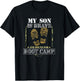 My Son Is Brave And Bound For Boot Camp T-Shirt - T-Shirt | Black
