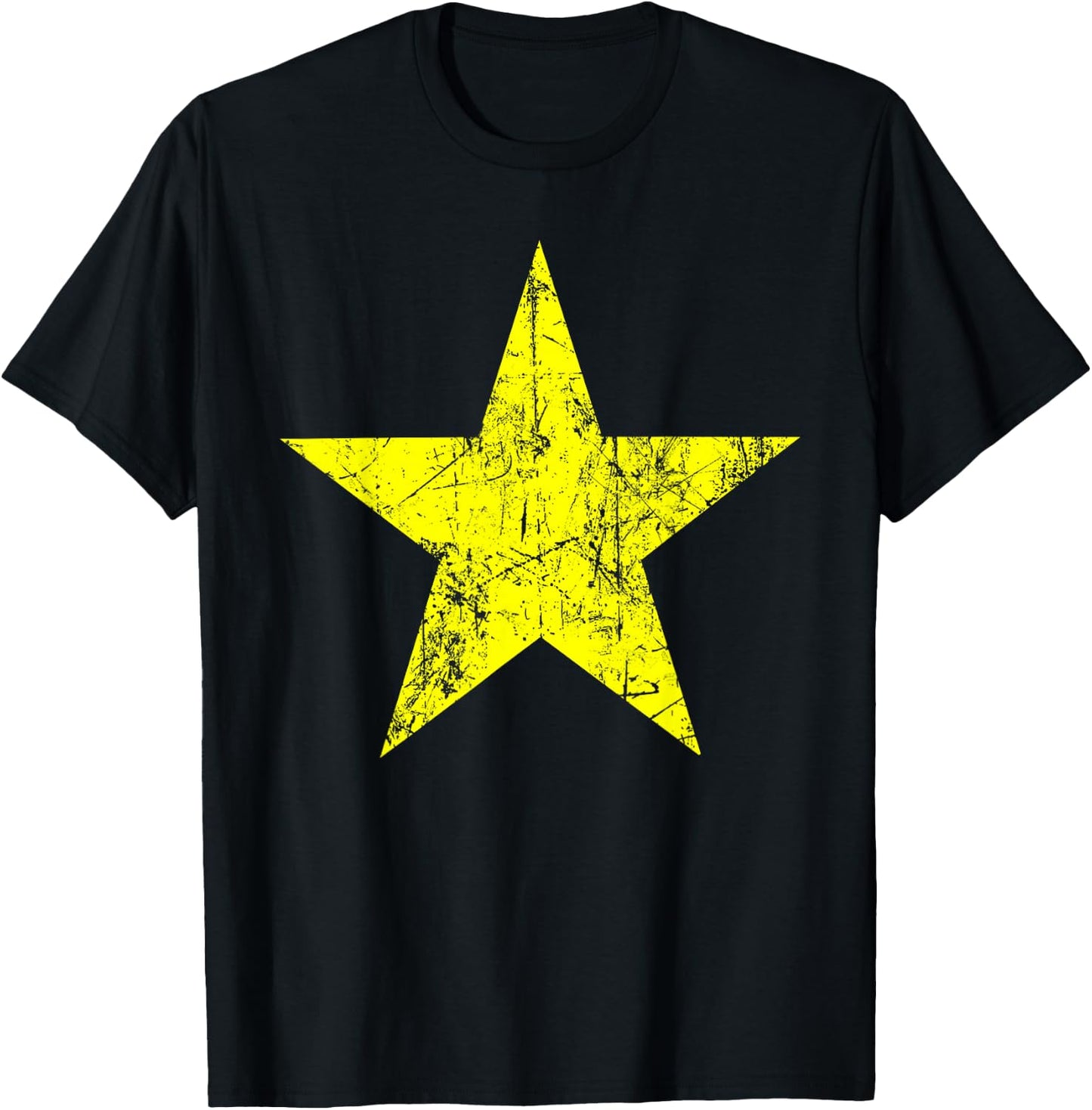 Vietnamese Flag Vintage Star Vietnam Country Gifts T-Shirt - T-Shirt | Black