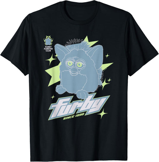 Furby Forever Club Techno Rave Electric 1998 T-Shirt - T-Shirt | Black