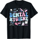 Funny Oral Hygiene National Dental Hygiene Month T-Shirt - T-Shirt | Black
