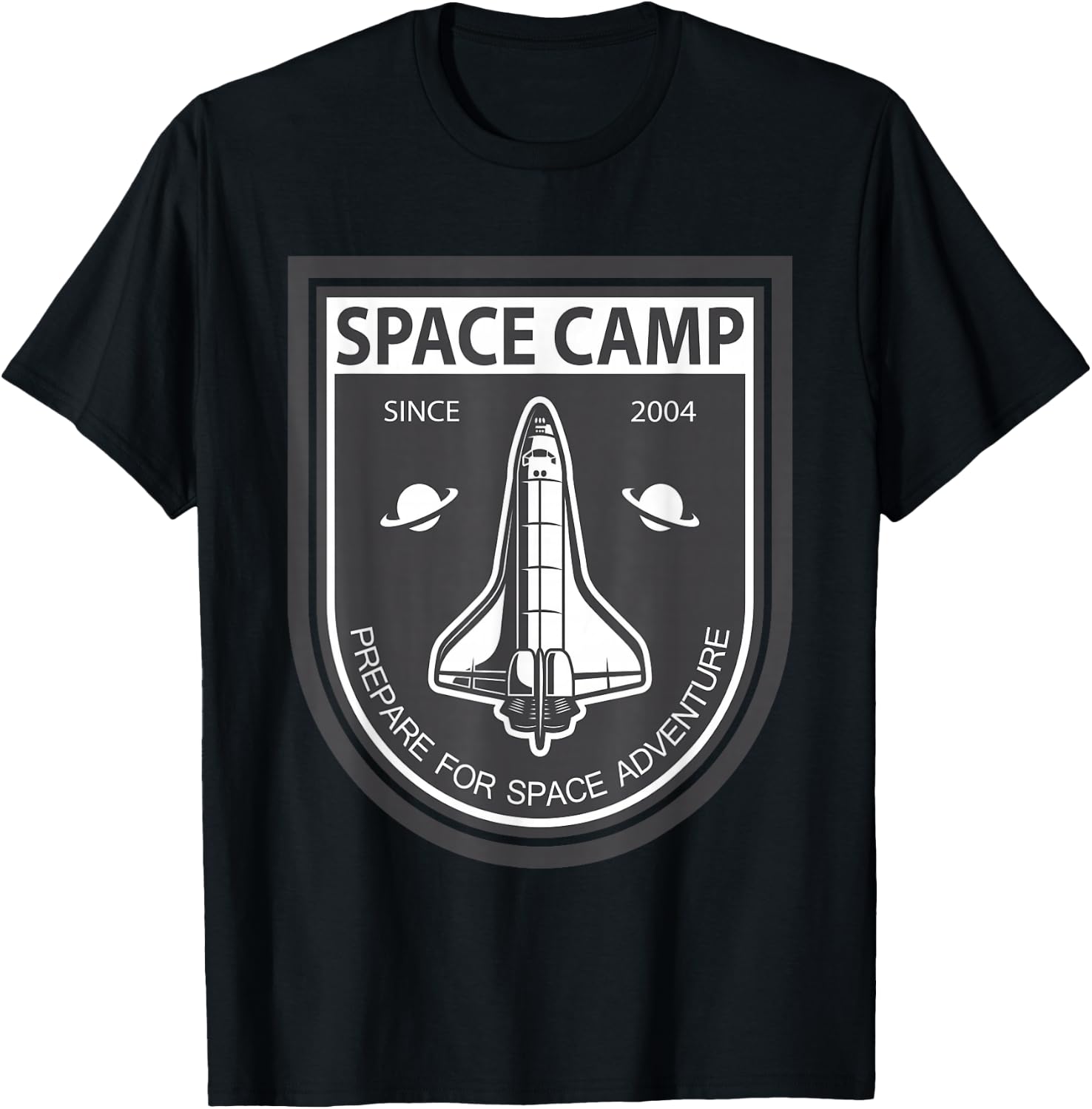 Space Camp - Premium Vintage Retro Space Shirts T-Shirt - T-Shirt | Black