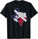 Texas Pilot State Flag C172 Skyhawk Airplane Vintage T-Shirt - T-Shirt | Black