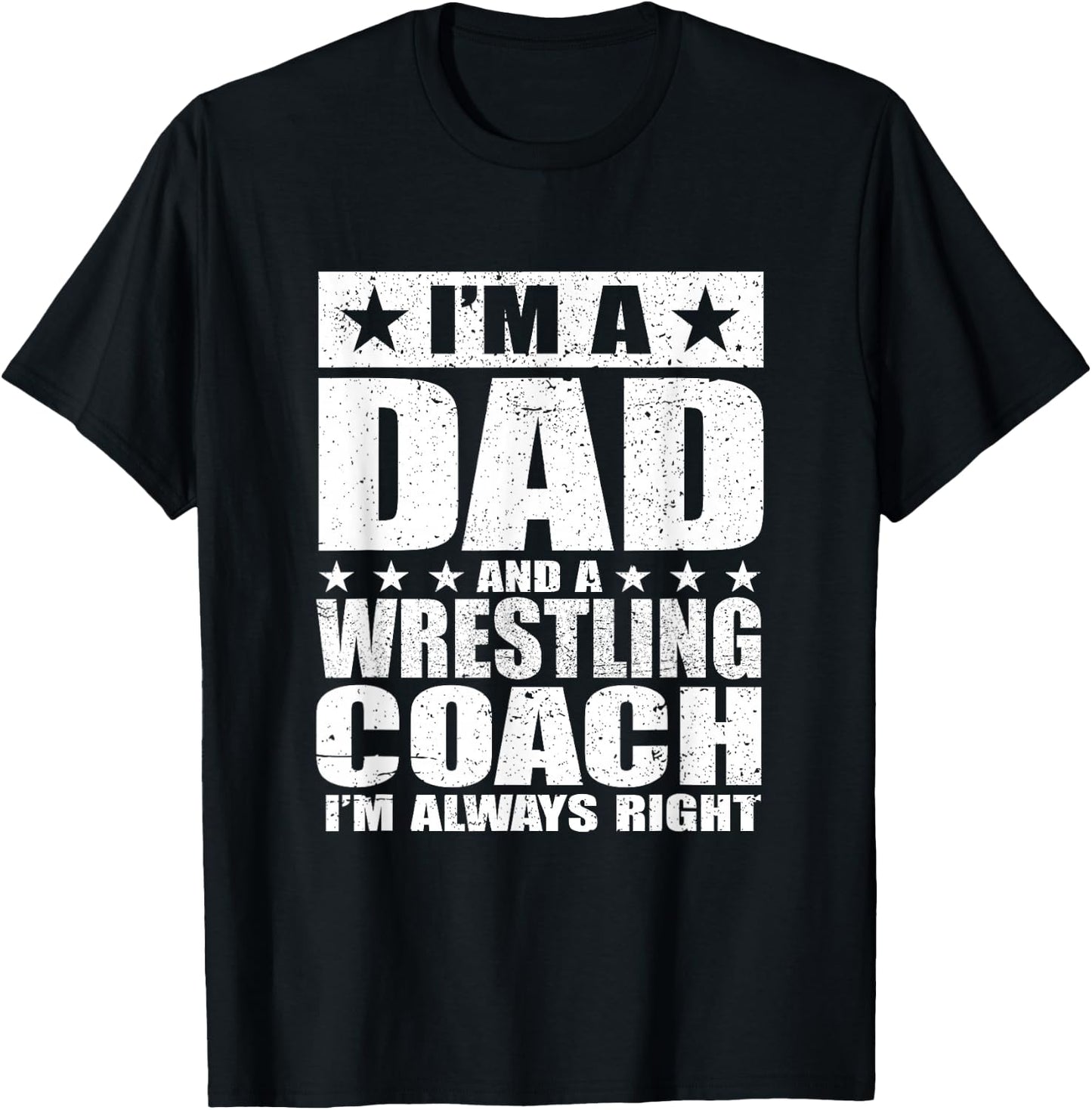 Coaches Coaching Father's Day Shirt Gifts For Dad - Men's Black Wrestling - Small - Short Sleeve - - Classic Fit - Lightweight - Lace Embellishment T-Shirt - T-Shirt | Black