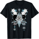 Disney Frozen Elsa & Anna Snowflake Boho Silhouettes T-Shirt - T-Shirt | Black