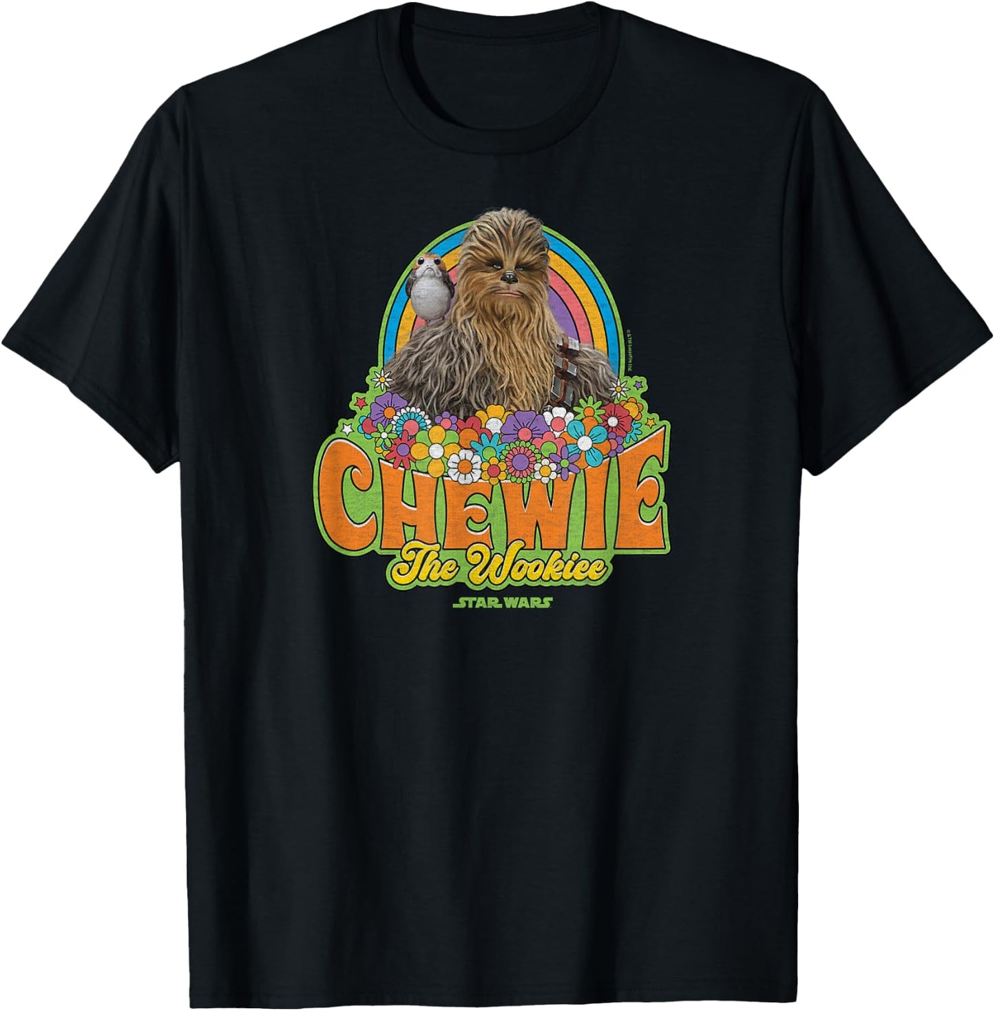 Star Wars - Retro Chewbacca T-Shirt - T-Shirt | Black
