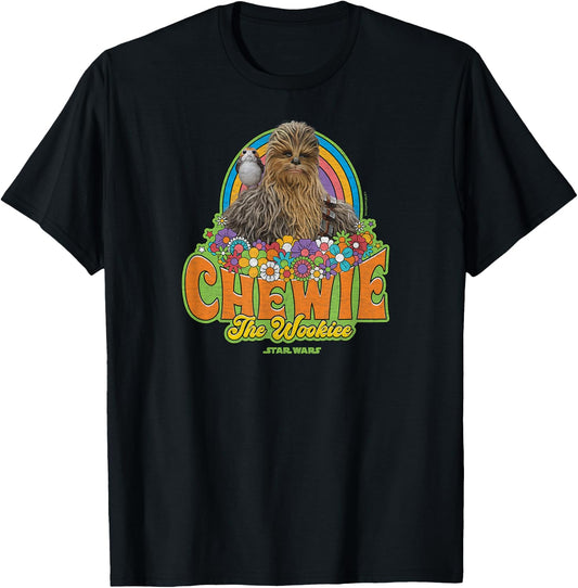 Star Wars - Retro Chewbacca T-Shirt - T-Shirt | Black