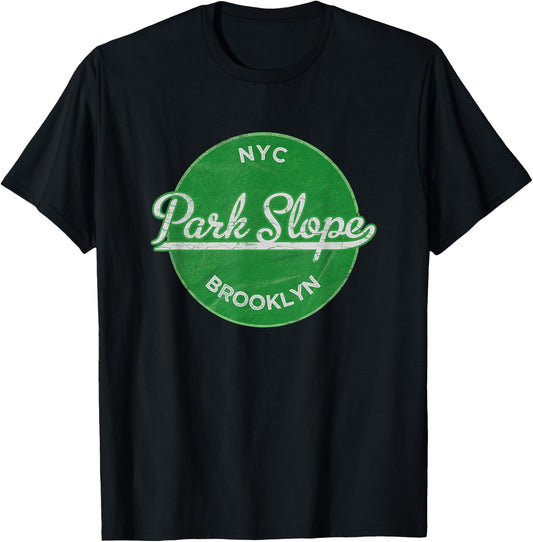 Cool Vintage Park Slope Brooklyn T-Shirt - T-Shirt | Black