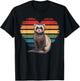 Retro Vintage Ferret Animal Lover Pet Ferret Gifts Men Women T-Shirt - T-Shirt | Black