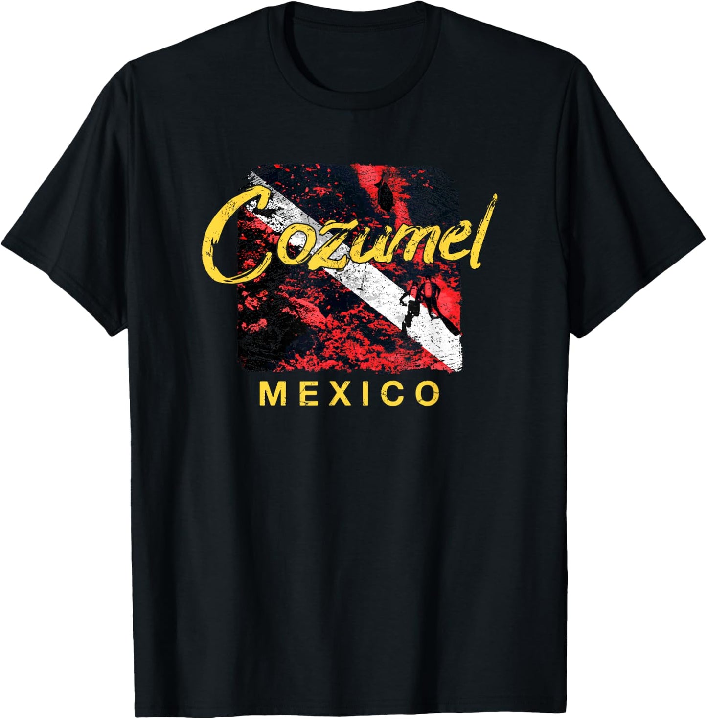 Cozumel DIVE Mexico SCUBA Diving T Shirt T-Shirt - T-Shirt | Black